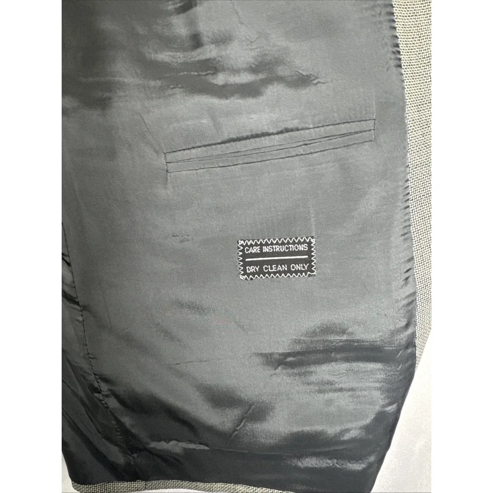 Valentino Uomo Blazer 46R Gray Virgin Wool‎ Made in Italy Saks 5th